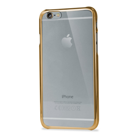 Coque iPhone 6S / 6 Polycarbonate Glimmer – Or / Transparente