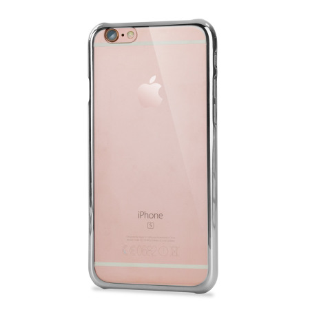 Glimmer Polycarbonate iPhone 6S / 6 Shell Case - Silver and Clear