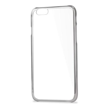 Funda iPhone 6S / 6 Polycarbonate Shell Case - Plata y Transparente