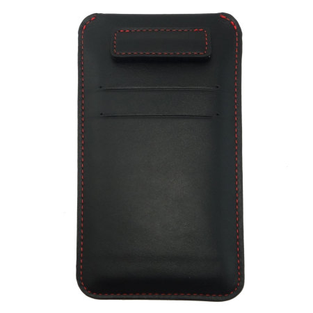 Draco Leather Sleeve iPhone 6S / 6 Case - Black