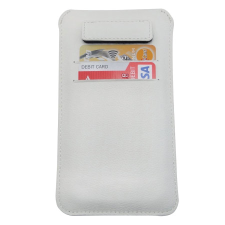 Draco Leather Sleeve iPhone 6S / iPhone 6 Case - White