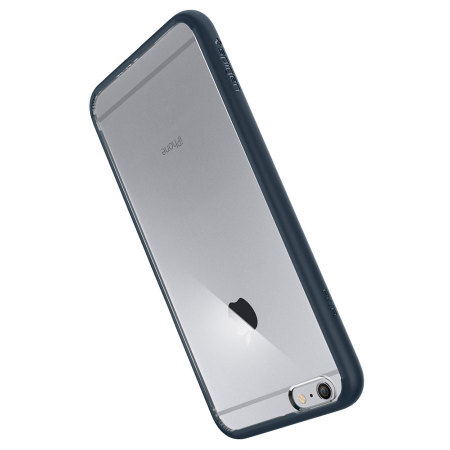 Spigen Ultra Hybrid iPhone 6S Plus / 6 Plus Bumper Case - Metal Slate