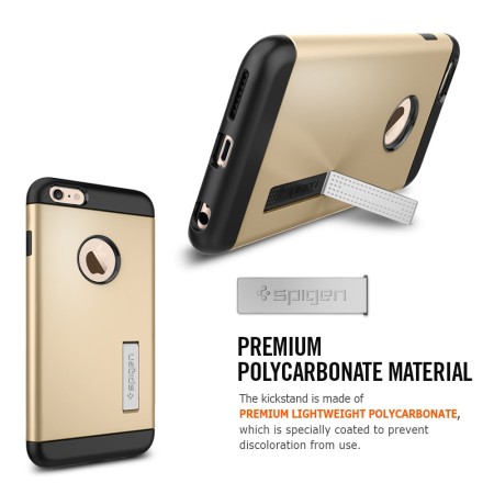 Spigen Slim Armor Case iPhone 6S Plus / 6 Plus Hülle in Metal Slate
