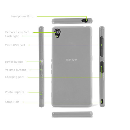 Flexishield Case voor Sony Xperia Z3 - Sneeuw Wit 