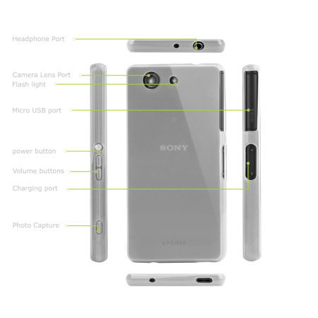 Flexishield Case voor Sony Xperia Z3 Compact - Sneeuw Wit