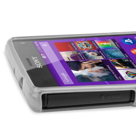 Flexishield Case voor Sony Xperia Z3 Compact - Sneeuw Wit