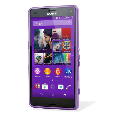 FlexiShield Sony Xperia Z3 Compact Gel Case - Purple
