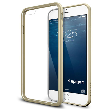 Spigen Ultra Hybrid iPhone 6S Plus / 6 Plus Bumper Case Champagne Gold