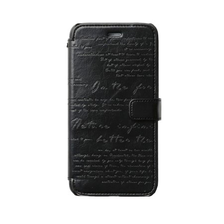 Zenus Lettering Diary iPhone 6S Plus / 6 Plus Case - Black