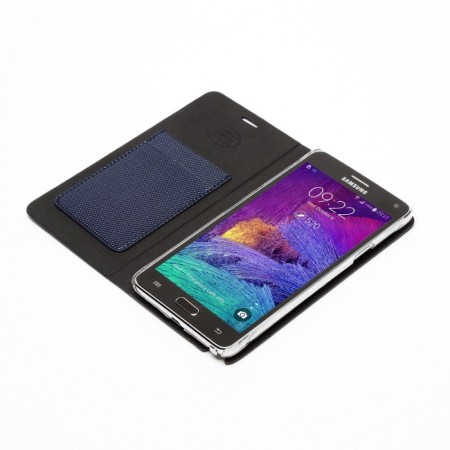 Housse Samsung Galaxy Note 4 Zenus Metallic – Marine