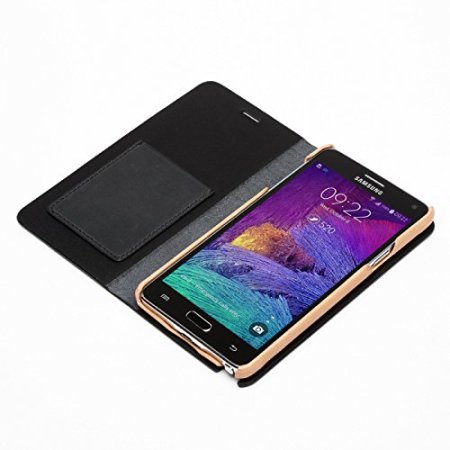 Funda Samsung Galaxy Note 4 Zenus Tesoro de Cuero - Negra