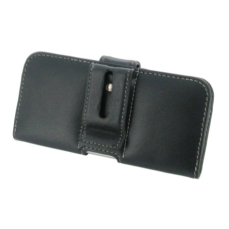 PDair Leather Horizontal iPhone 6S / 6 Ledertasche Pouch in Schwarz