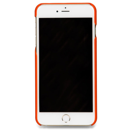 Knomo Leather Snap-on iPhone 6S Plus / 6 Plus Case - Tomato