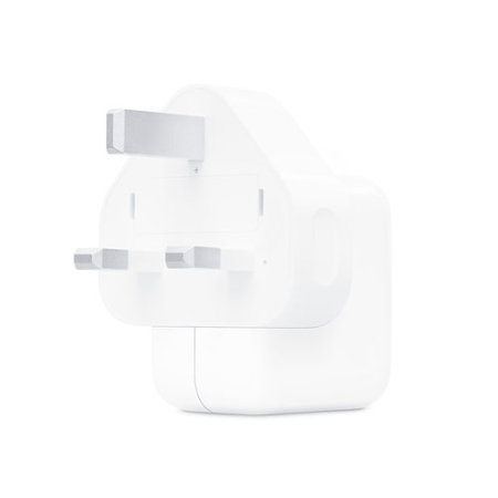Official Apple 12W UK Mains Charging Plug for iPhone and iPad