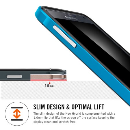 Spigen Neo Hybrid Samsung Galaxy Note 4 Case - Metal Slate