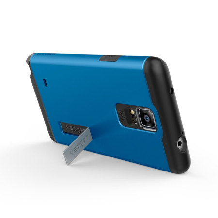 Spigen Slim Armor Case Samsung Galaxy Note 4 Hülle in Electric Blue
