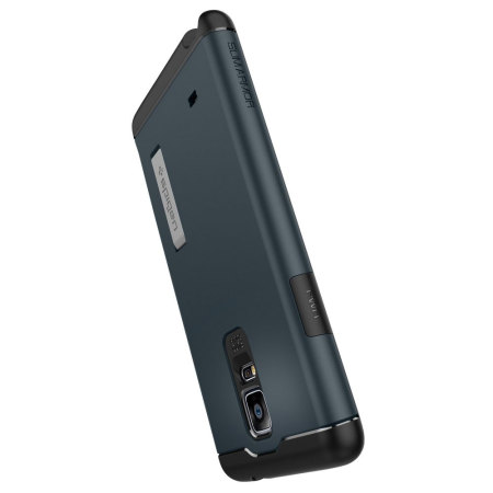 Spigen Slim Armor Samsung Galaxy Note 4 Tough Case - Metal Slate