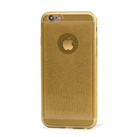 Encase FlexiShield Glitter iPhone 6 Gel Deksel - Gull