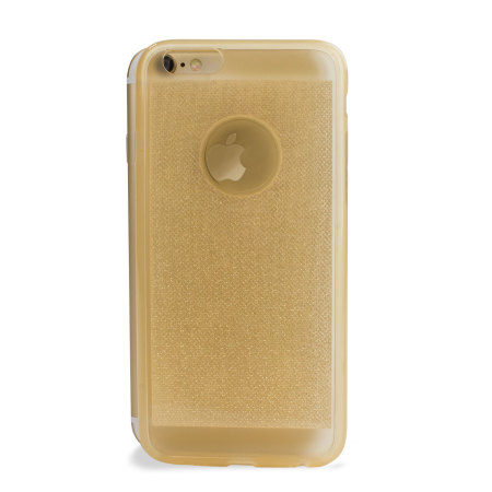 Encase FlexiShield Glitter iPhone 6 / 6S Gelskal - Guld