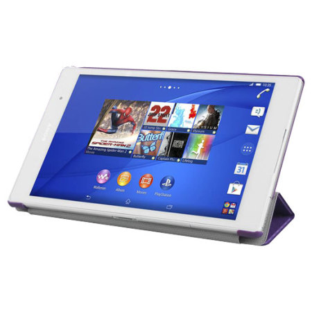 Roxfit Slim Book Sony Xperia Z3 Tablet Compact Case - Carbon Purple