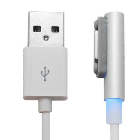 Magnetic LED Charging Cable Sony Xperia Z3 / Z3 Compact / Z2 - White