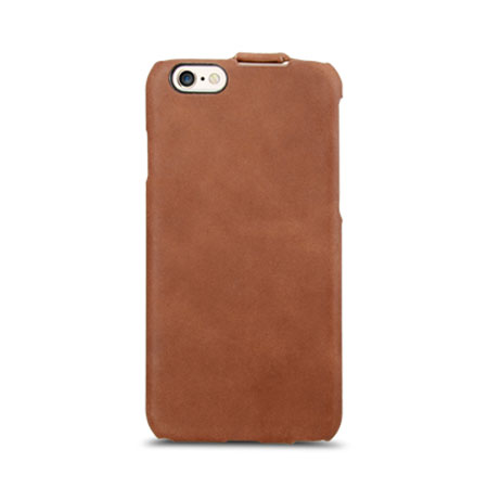 Tag fat Generator Inde Melkco Jacka iPhone 6 Premium Leather Flip Case - Brown