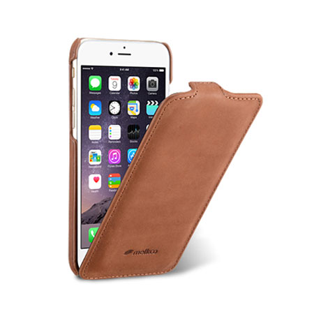 Melkco Jacka iPhone 6 Premium Leather Flip Case - Brown