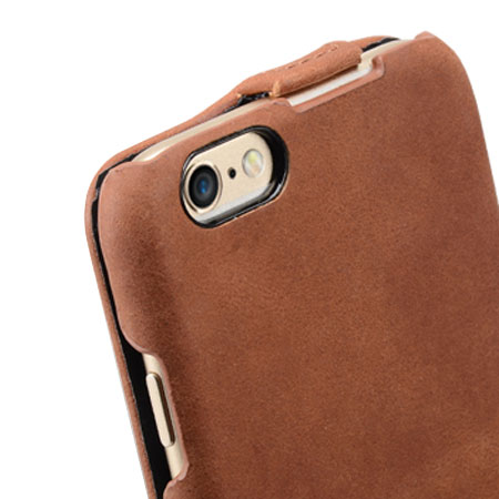 Melkco Jacka iPhone 6 Premium Leather Flip Case - Brown