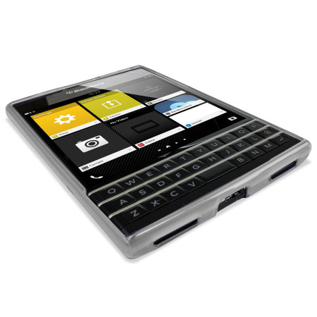 Encase FlexiShield Case BlackBerry Passport Hülle in Frost White