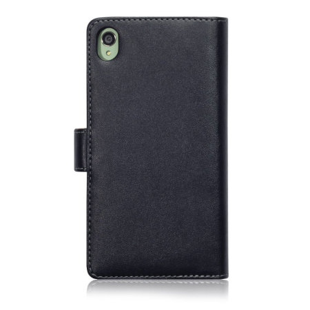 Encase Leather-Style Sony Xperia Z3 Wallet suojakotelo - Musta/ruskea