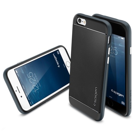 Spigen Neo Hybrid iPhone 6S / 6 Case - Metal Slate