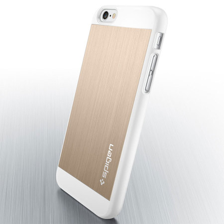 Spigen Aluminum Fit iPhone 6S / 6 Shell Case - Champagne Gold Reviews