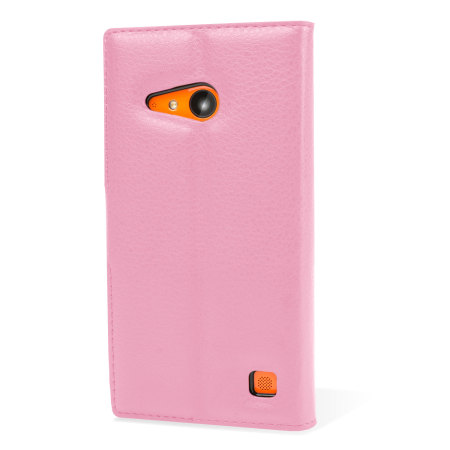Encase Leather-Style Nokia Lumia 735 Wallet Case - Pink