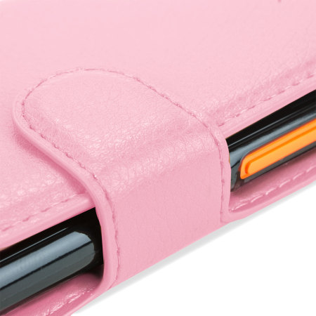 Encase Leather-Style Nokia Lumia 735 Wallet Case - Pink