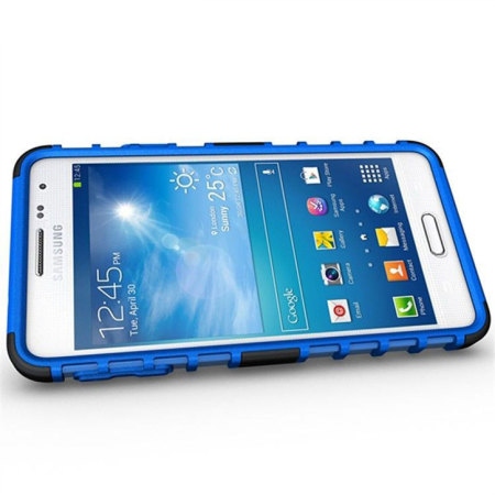 Coque Samsung Galaxy Alpha Encase Armourdillo Hybrid – Bleue