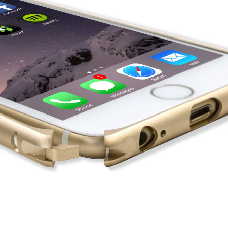 ROCK Arc Slim Guard iPhone 6S / 6 Aluminium Bumper Case - Gold