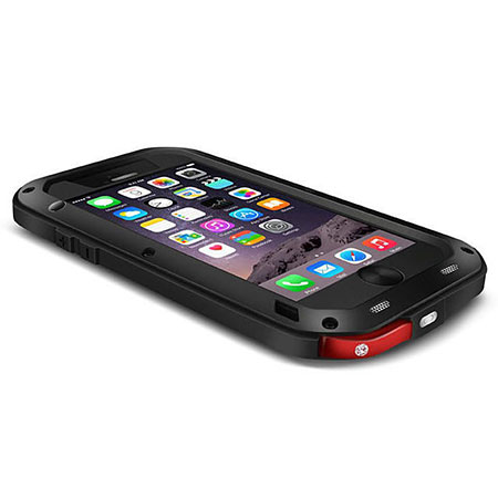 Love Mei Powerful iPhone 6S Plus / 6 Plus Puhelimelle – Musta