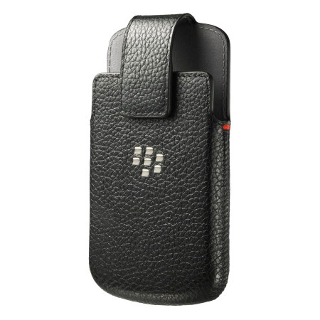 BlackBerry Classic Leather Swivel Holster Pouch - Black