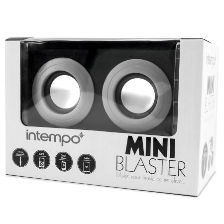 Enceinte Intempo Mini Blaster - Grise / Noire