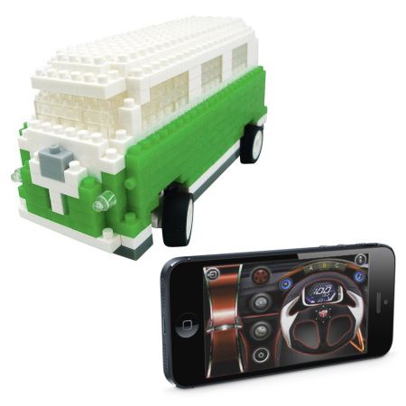 UTICO App kontrollierter Camper Van für iOS and Android in Grün