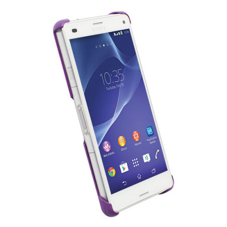 Krusell Malmo Texturecover Sony Xperia Z3 Compact Case - Purple