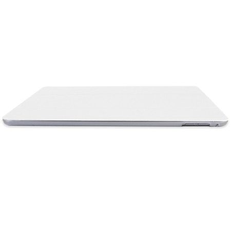 Housse iPad Air 2 Encase coque transparente avec rabat - Blanche