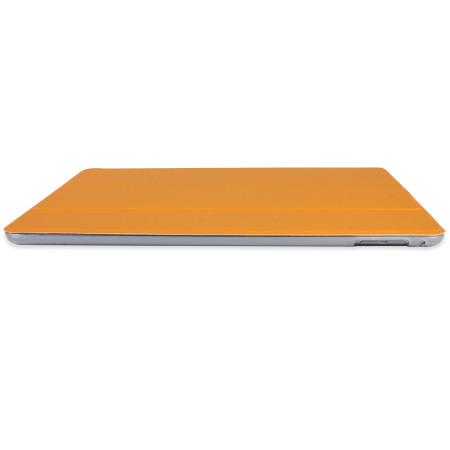 Encase Transparent Shell iPad Air 2 Folding Stand Case - Orange
