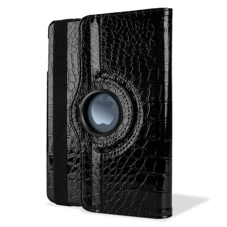 Housse iPad Mini 3 / 2 / 1 Encase Alligator – Noire