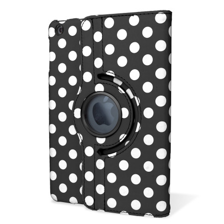 Encase Leather-Style  Rotating iPad Mini 3 / 2 / 1 Fodral - Svart