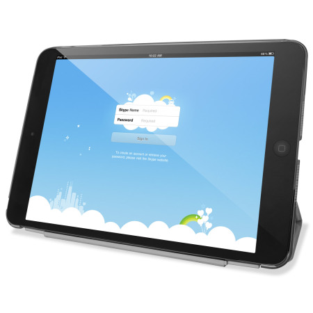 Funda iPad Mini 3 / 2 / 1 Encase Estilo Smart Cover - Negra