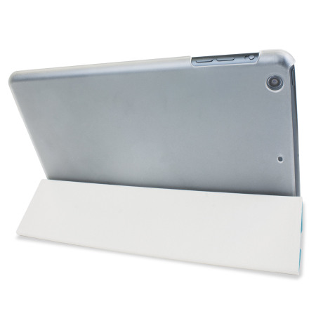 Encase transparante iPad Mini 3 / 2 / 1 opklapbare stand case - Blauw
