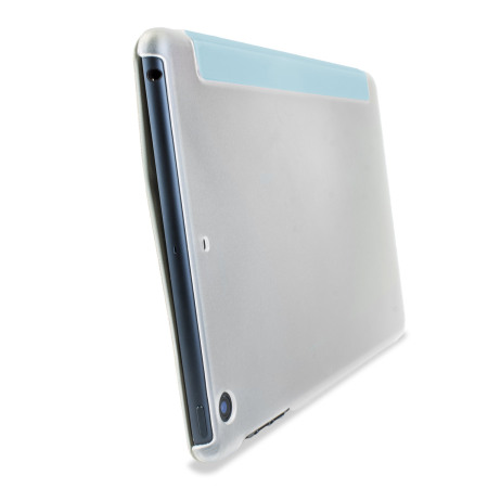 Encase Transparent iPad Mini 3 / 2 / 1 Folding Stand kotelo - Sininen