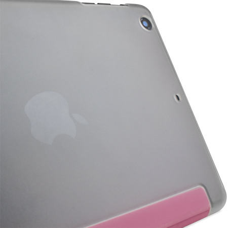 Encase transparante iPad Mini 3 / 2 / 1 opklapbare stand case - Roze