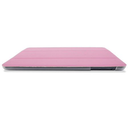 Encase Transparent iPad Mini 3 / 2 / 1 Folding Stand Case in Pink